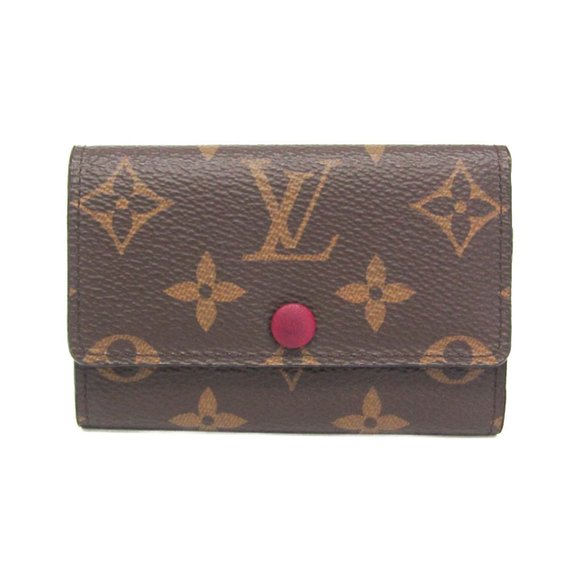Louis Vuitton Monogram Multicles 6 M60701 Women's Monogram Key Case Fuchsia,Mono - Picture 1 of 10